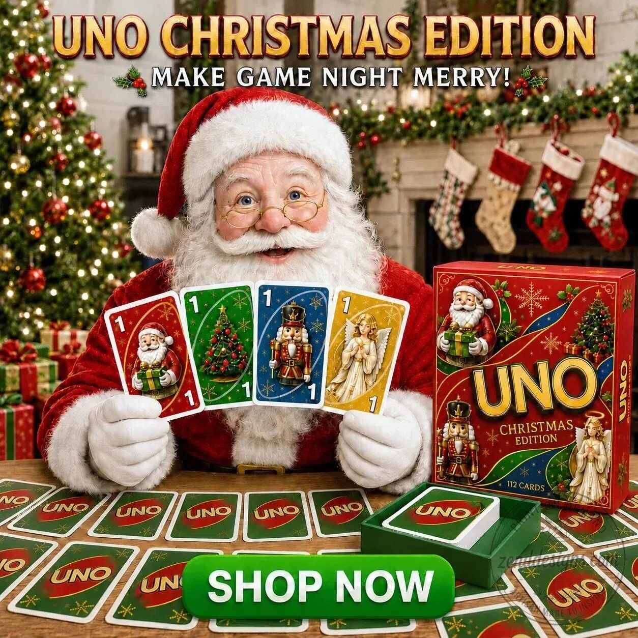 Christmas Edition UNO Card Game Holiday Family Fun with 112 Festive Cards 13 Christmas Edition UNO Card Game Holiday Family Fun with 112 Festive Cards