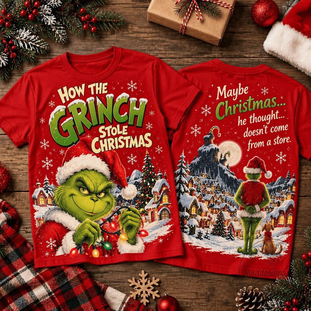How The Grinch Stole Christmas Holiday Graphic T-Shirt