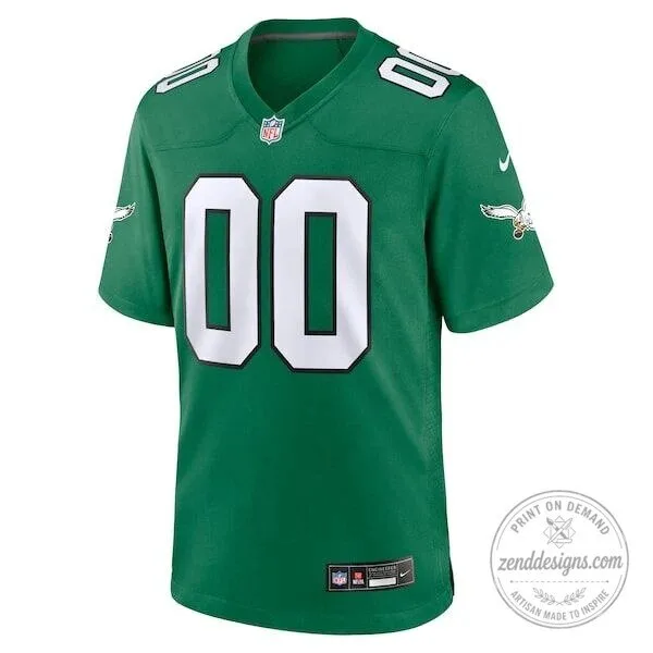 Philadelphia Eagles Custom Kelly Green American Football Jersey 9 Philadelphia Eagles Custom Kelly Green American Football Jersey