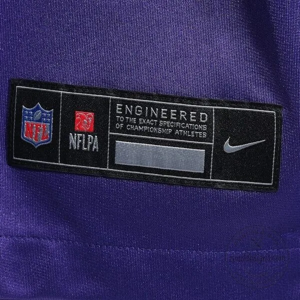 Minnesota Vikings Custom Purple Football Game Jersey 15 Minnesota Vikings Custom Purple Football Game Jersey